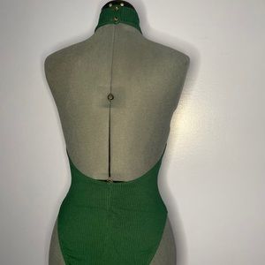 Dark green forever 21 bodysuit